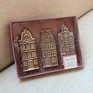 Cupcakes and Cashmere Gingerbread House Christmas Ornaments